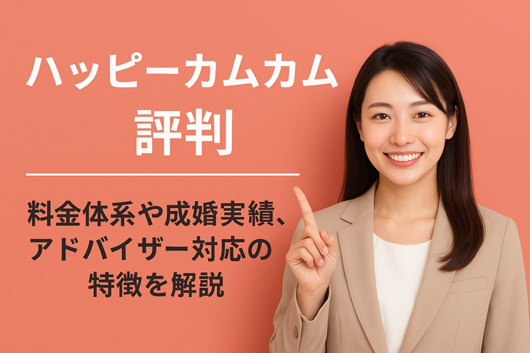 ハッピーカムカムの評判まとめ！比較で見える成婚率とサポートの実力